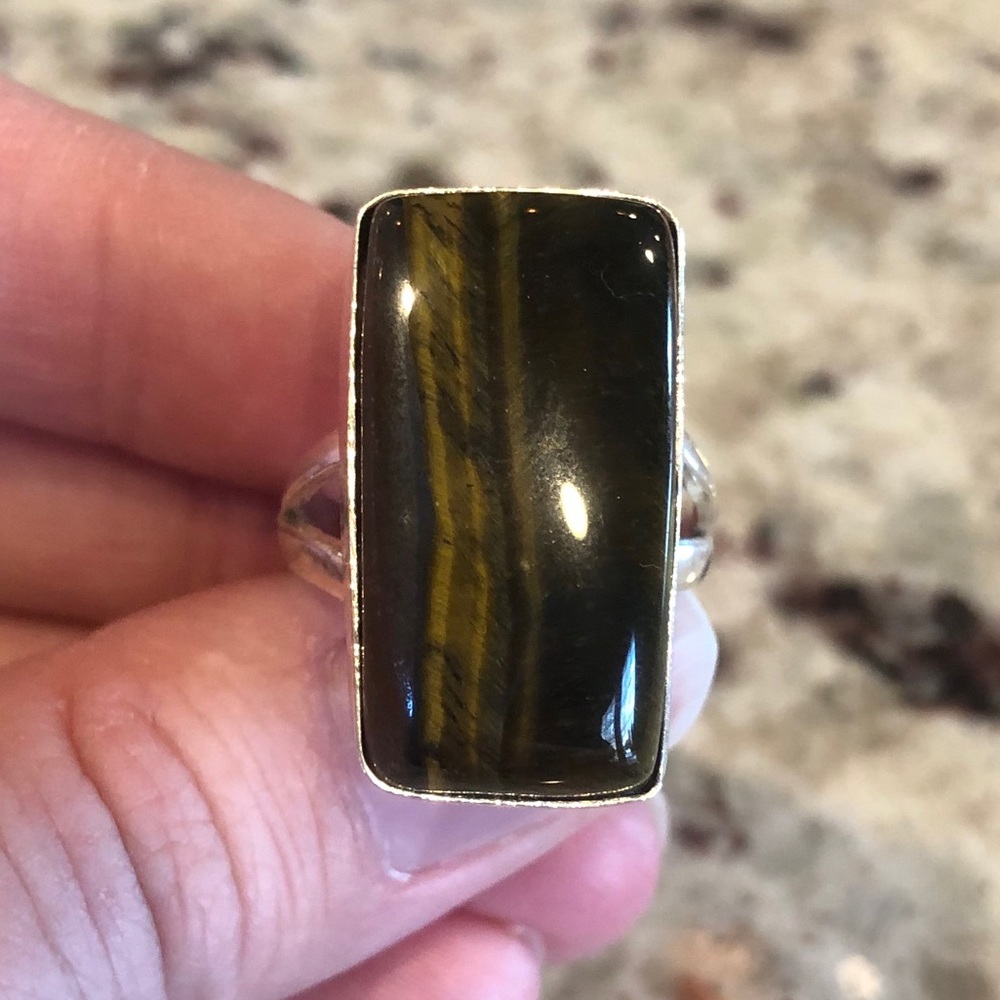 Tigers eye ring